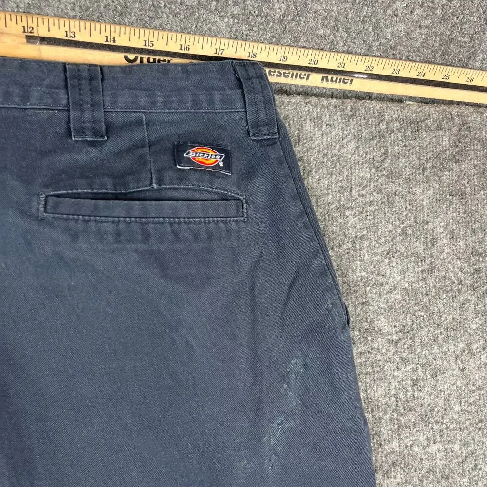 Dickies Cargo Pants Mens 38x30 Black Workwear Utility‎ Straight Durable